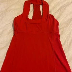 Lululemon red racer back tank top